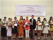 Bóng đá anh, ngoại hạng anh, lịch thi đấu euro 2012, Các tài năng trẻ âm nhạc phía Nam nhận học bổng Quỹ Toyota 